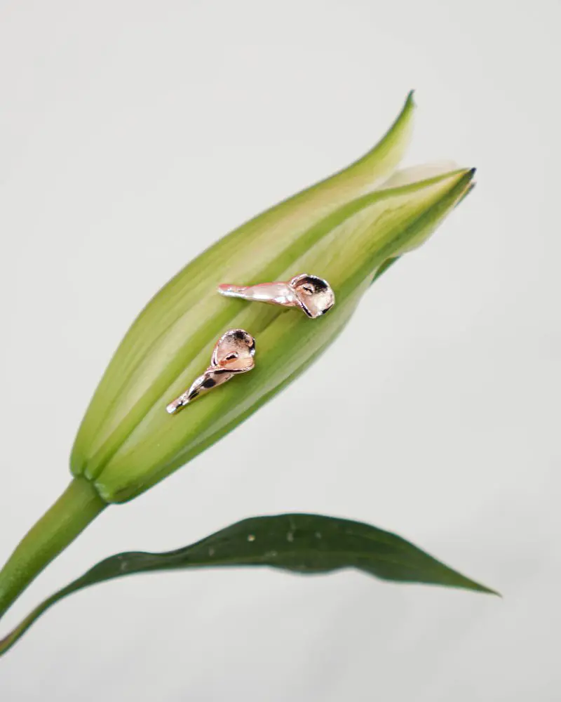 Simple Calla Lily Earrings