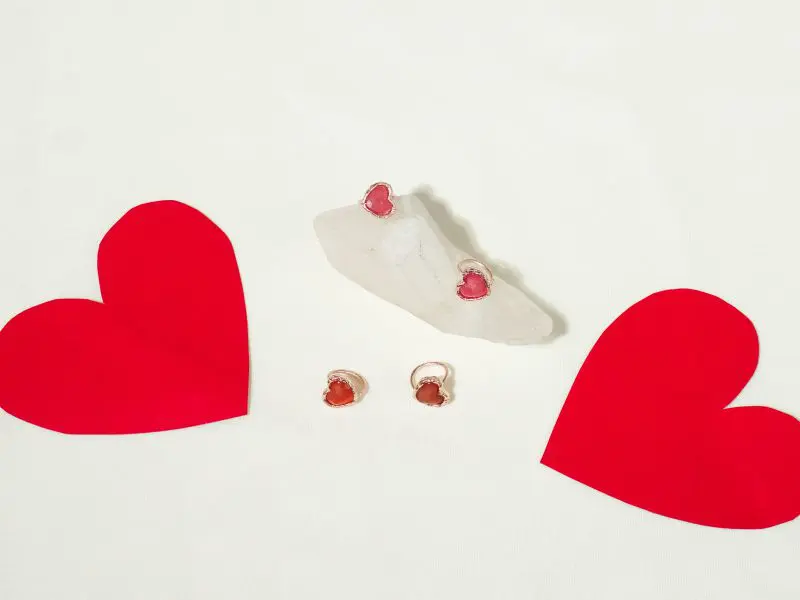 Mini Love Card Earrings