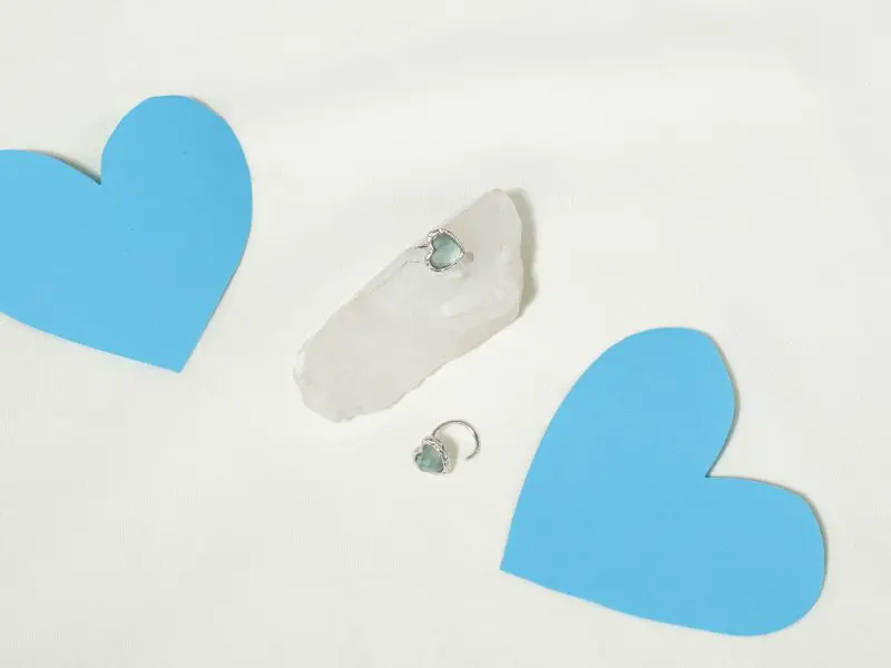 Mini Love Card Earrings - Image 2