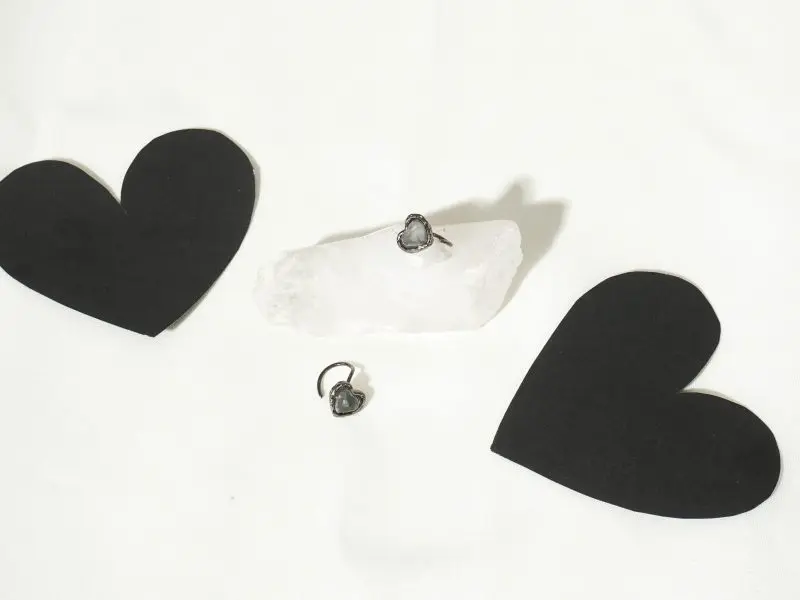 Mini Love Card Earrings - Image 3
