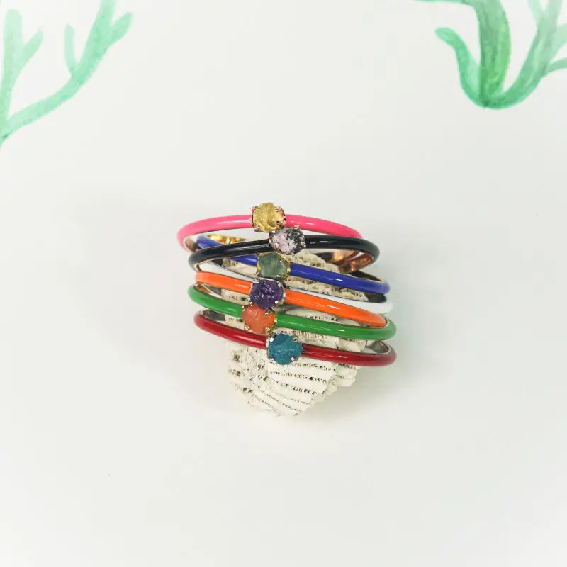 Coral Color Bangle
