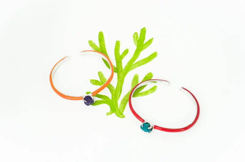 Coral Color Bangle - Image 7