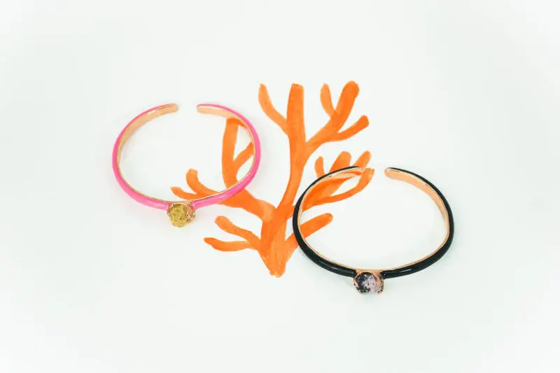 Coral Color Bangle - Image 3