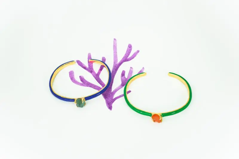 Coral Color Bangle - Image 5