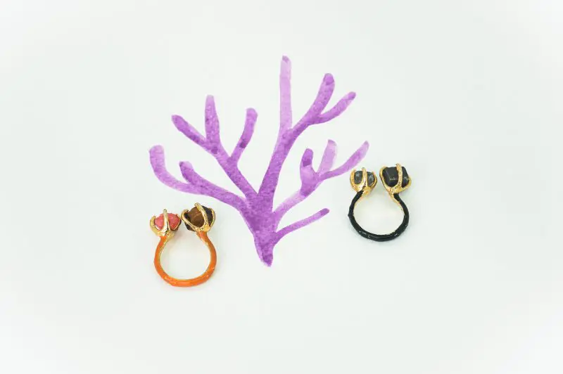 Doble Coral Color Ring - Image 5