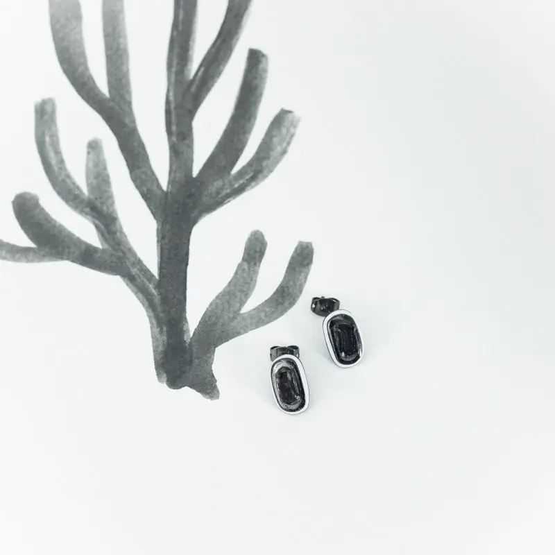 Oval Color Earrings - Image 4