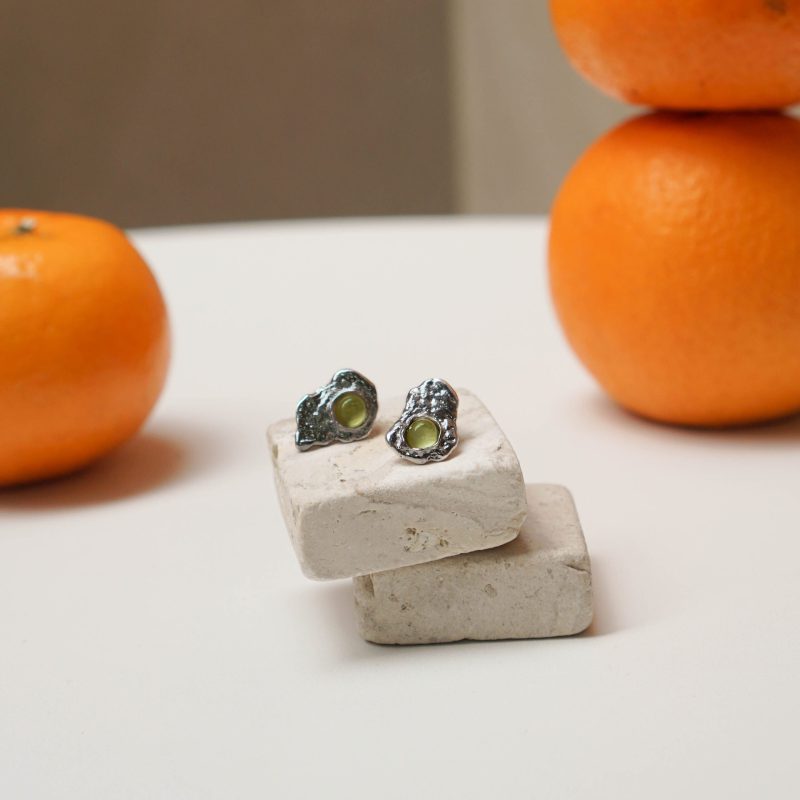 Orange Peel Earrings - Image 4