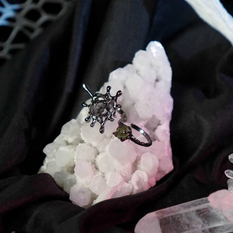 Double Spider Web Ring