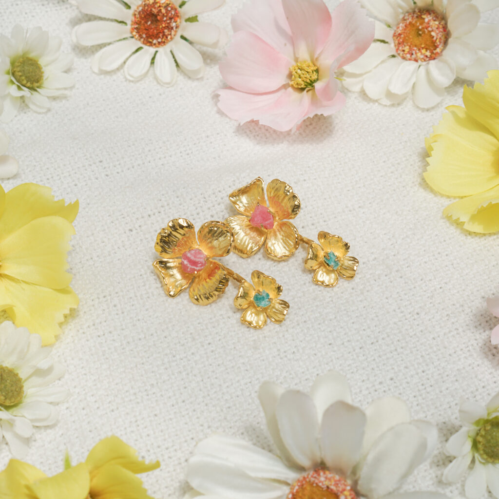 Double Poppy Earrings - Image 2