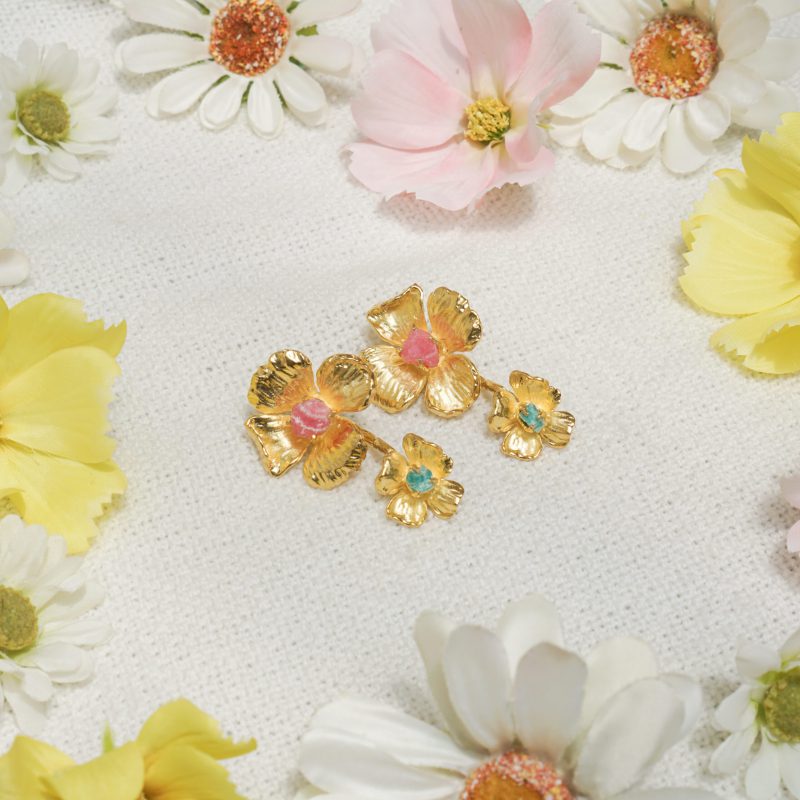 Double Poppy Earrings - Image 2