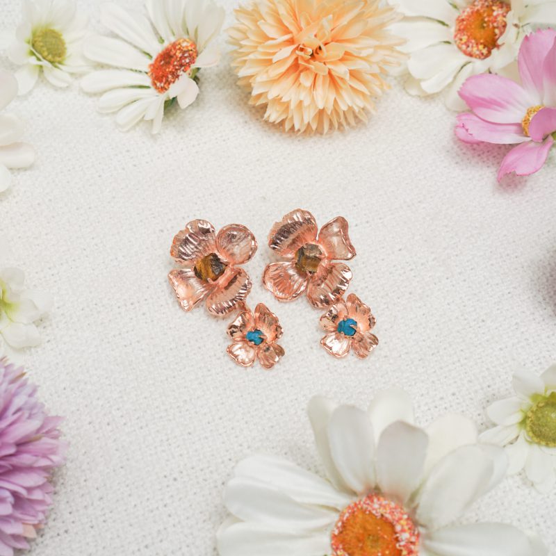 Double Poppy Earrings - Image 3