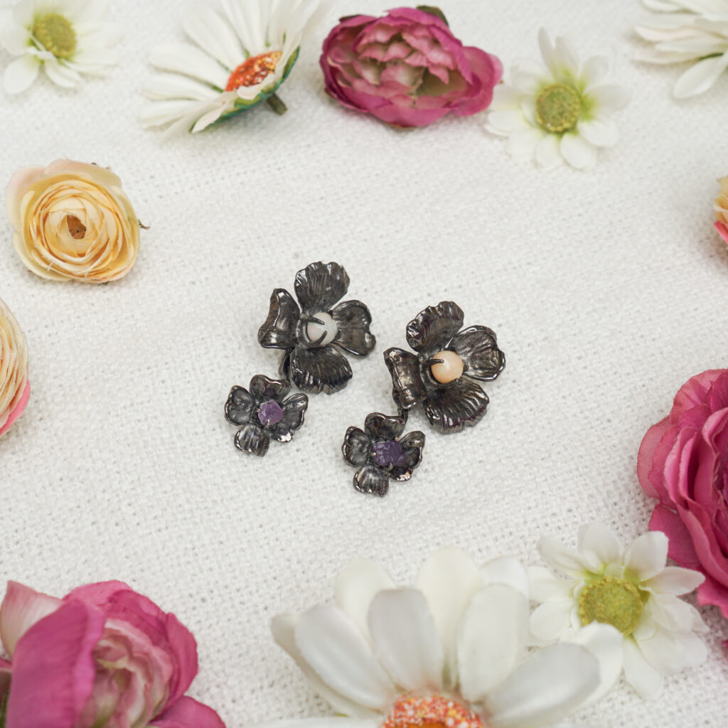 Double Poppy Earrings - Image 5