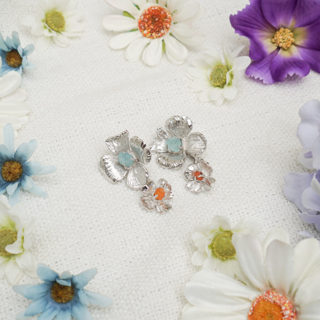 Double Poppy Earrings - Image 7