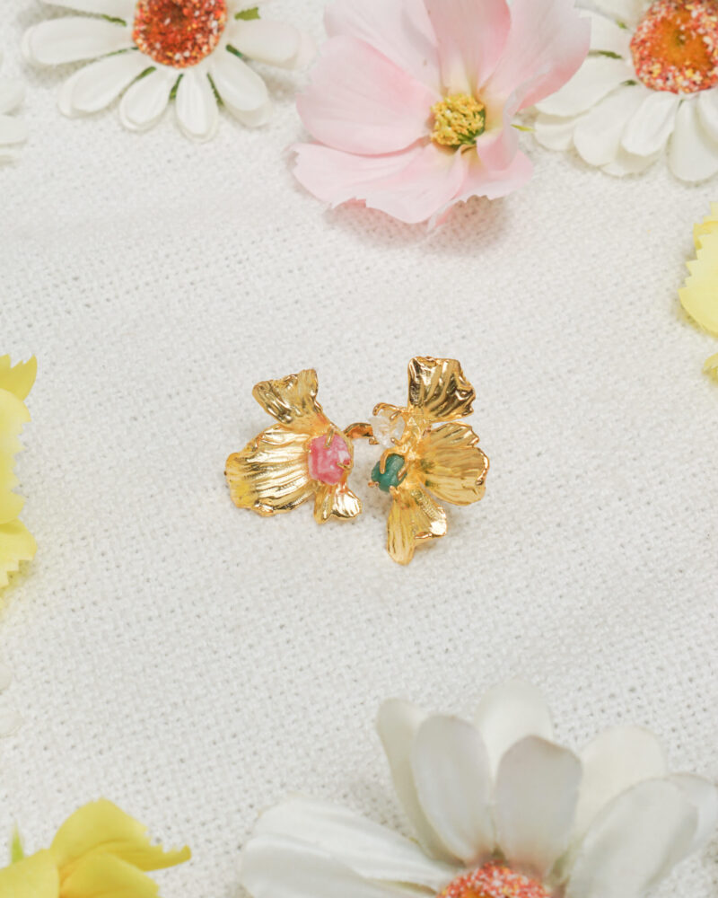 Double Poppy Ring