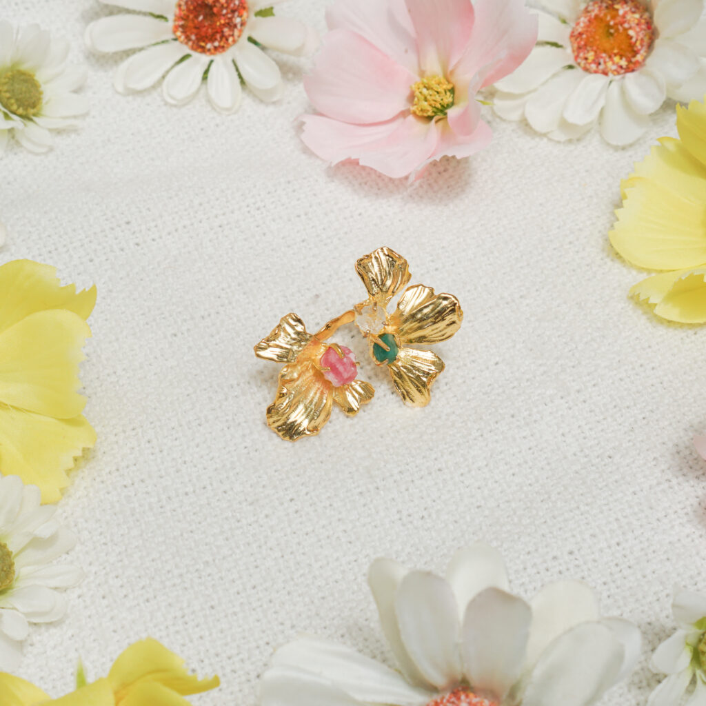 Double Poppy Ring - Image 2