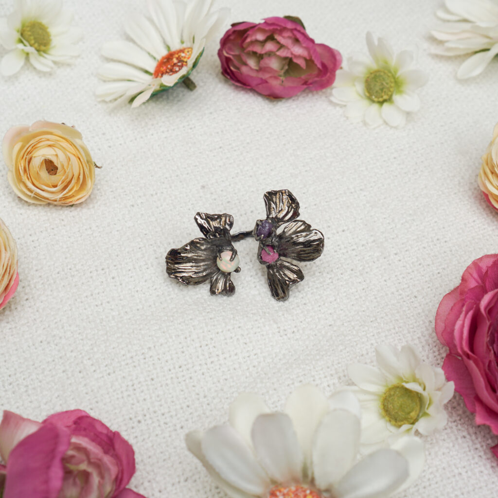 Double Poppy Ring - Image 7