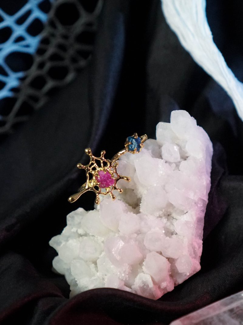 Double Spider Web Ring