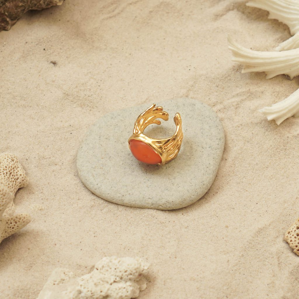 Fire Jelly Fish Ring