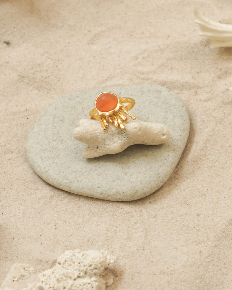 Mini Fire Jelly Fish Ring