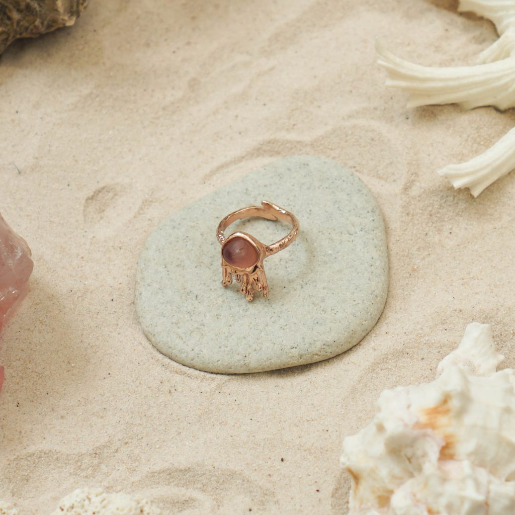 Mini Fire Jelly Fish Ring - Image 3