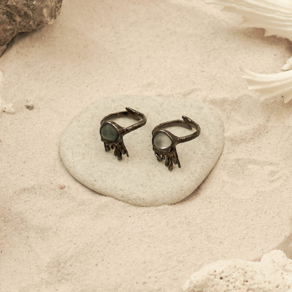 Mini Fire Jelly Fish Ring - Image 5