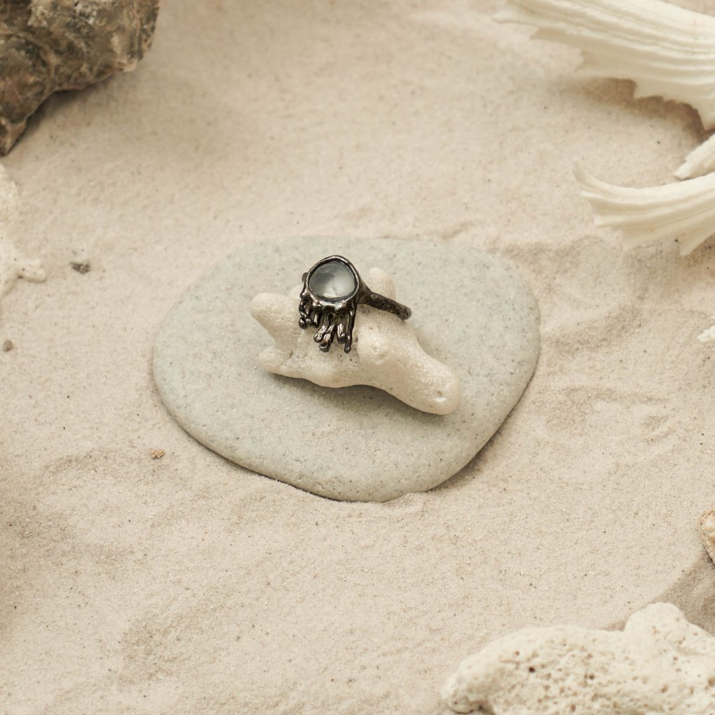 Mini Fire Jelly Fish Ring - Image 4