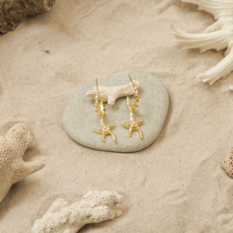 Mini Sea Star Earrings