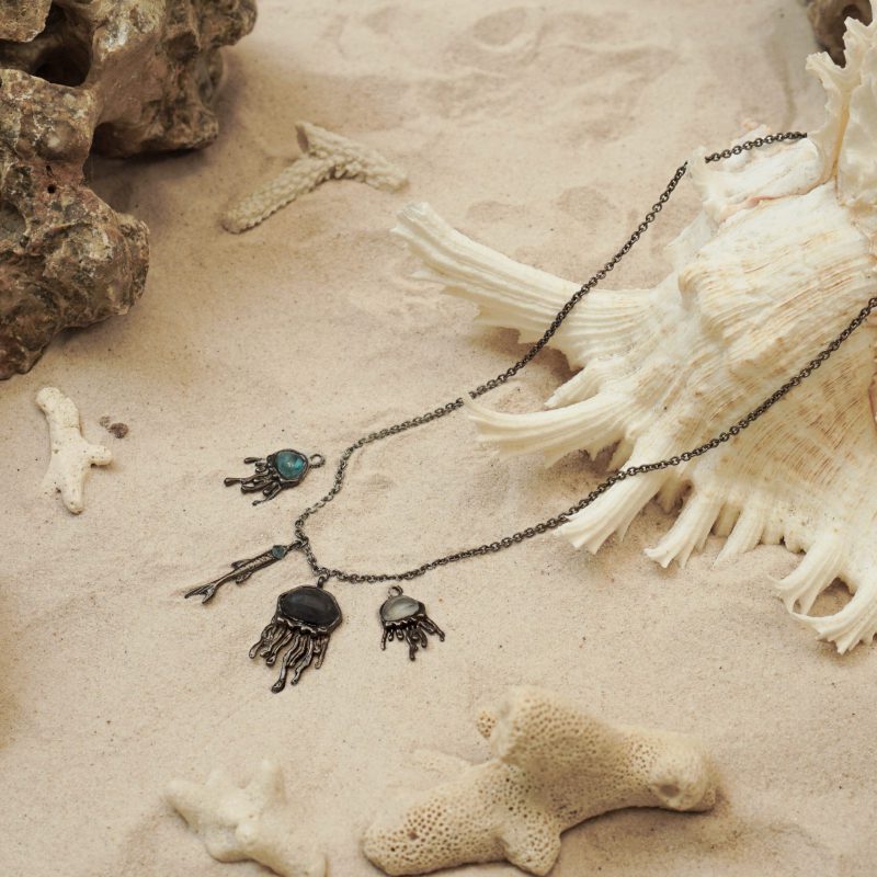 Fire Jelly Fish Pendant - Image 4