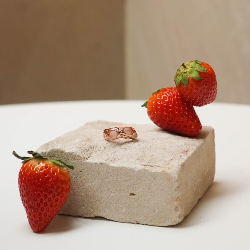 Triple Strawberry Ring - Image 5
