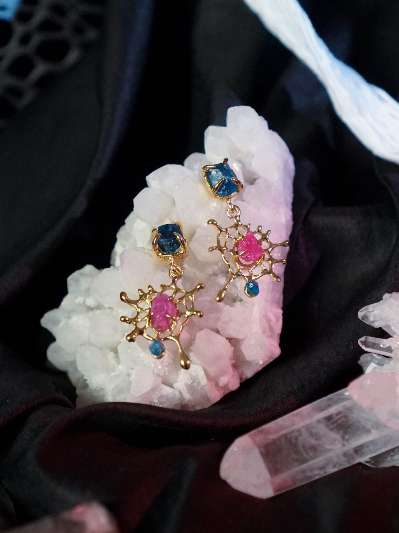 Spider Web Earrings