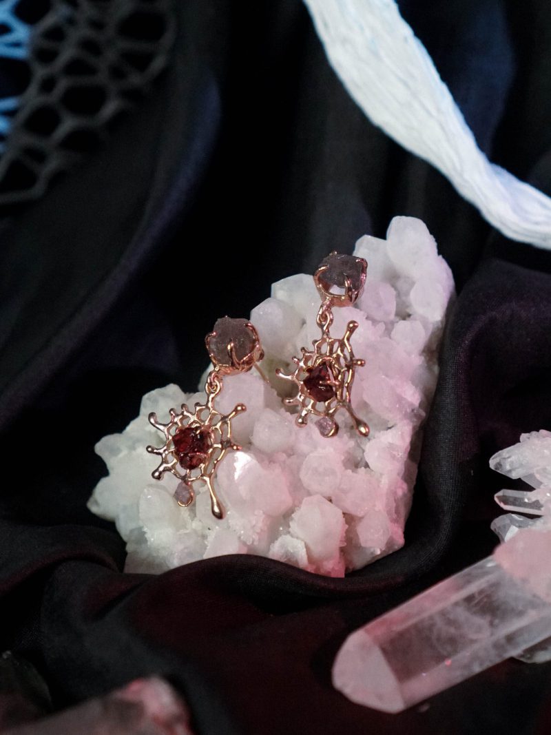 Spider Web Earrings - Image 6