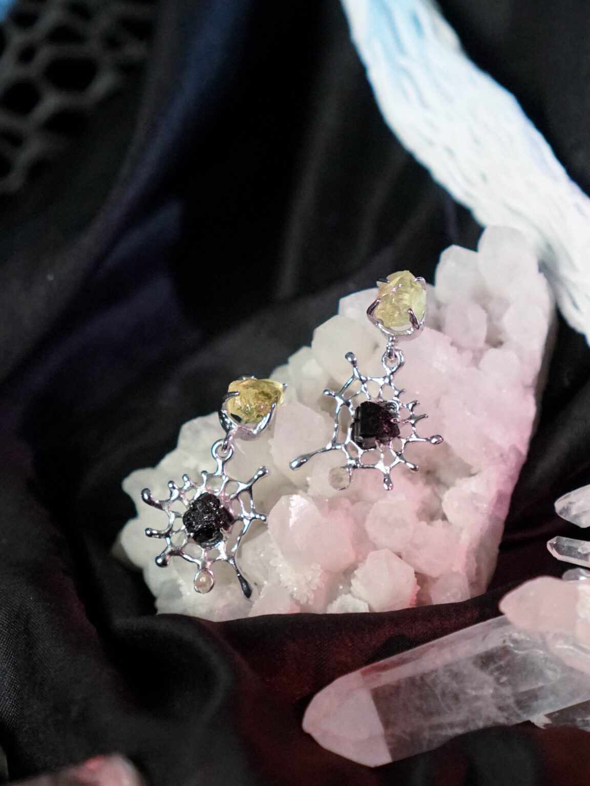 Spider Web Earrings - Image 10