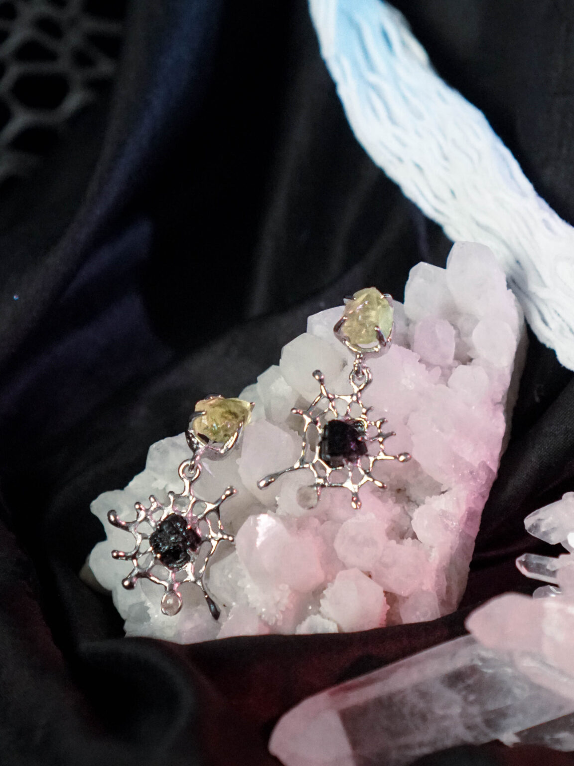 Spider Web Earrings - Image 11