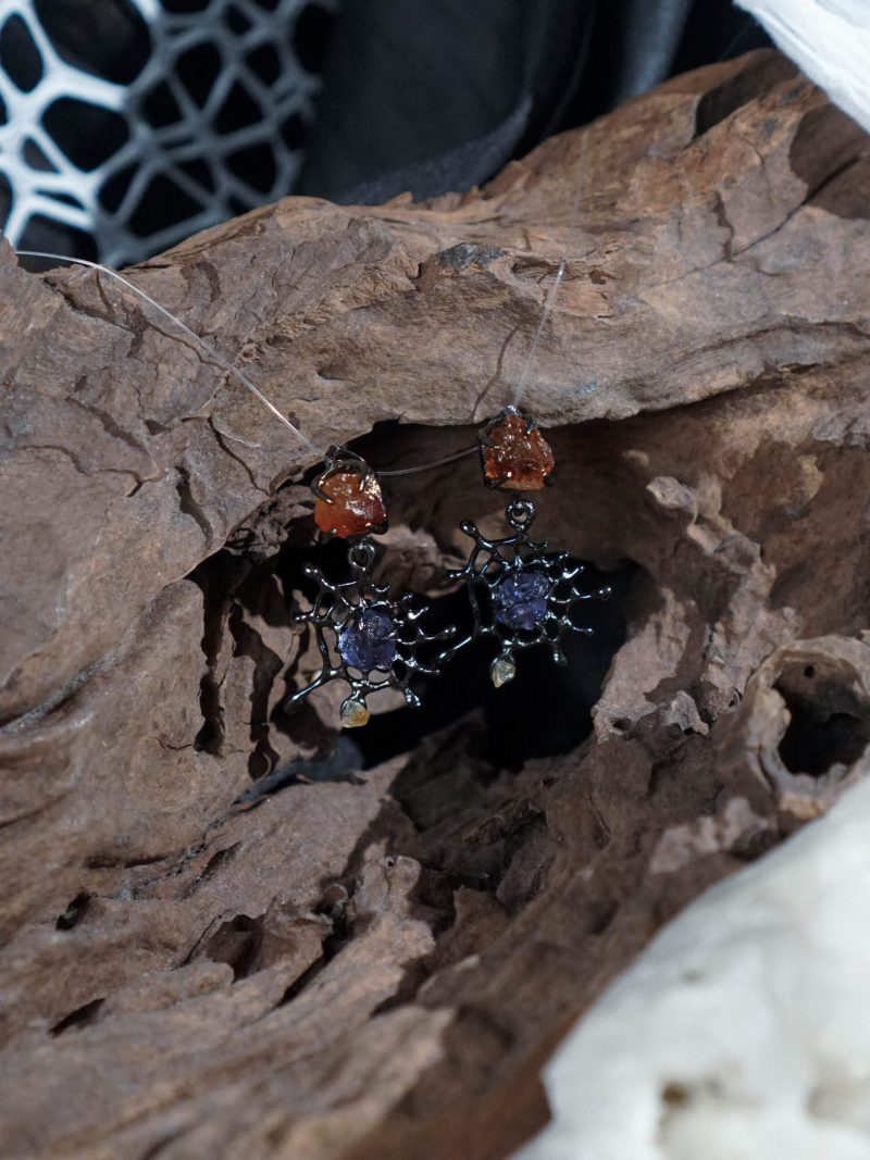 Spider Web Earrings - Image 2