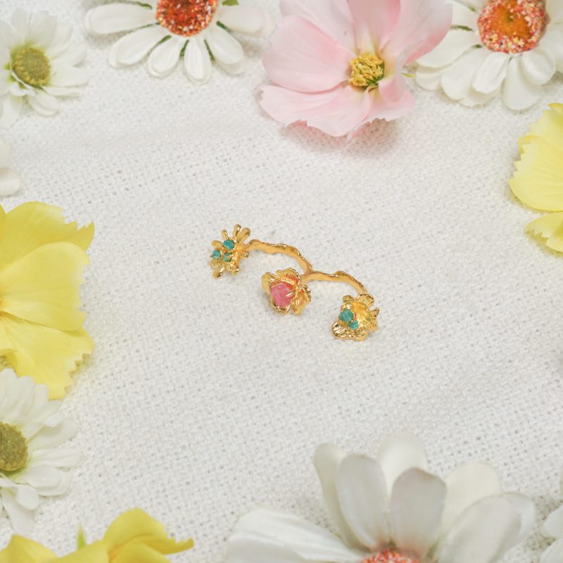 Triple Wildflower Ring - Image 2