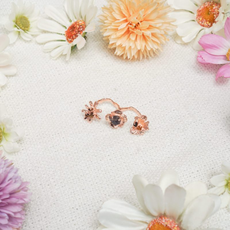 Triple Wildflower Ring - Image 4