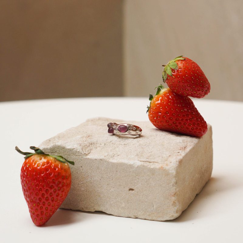 Triple Strawberry Ring - Image 8