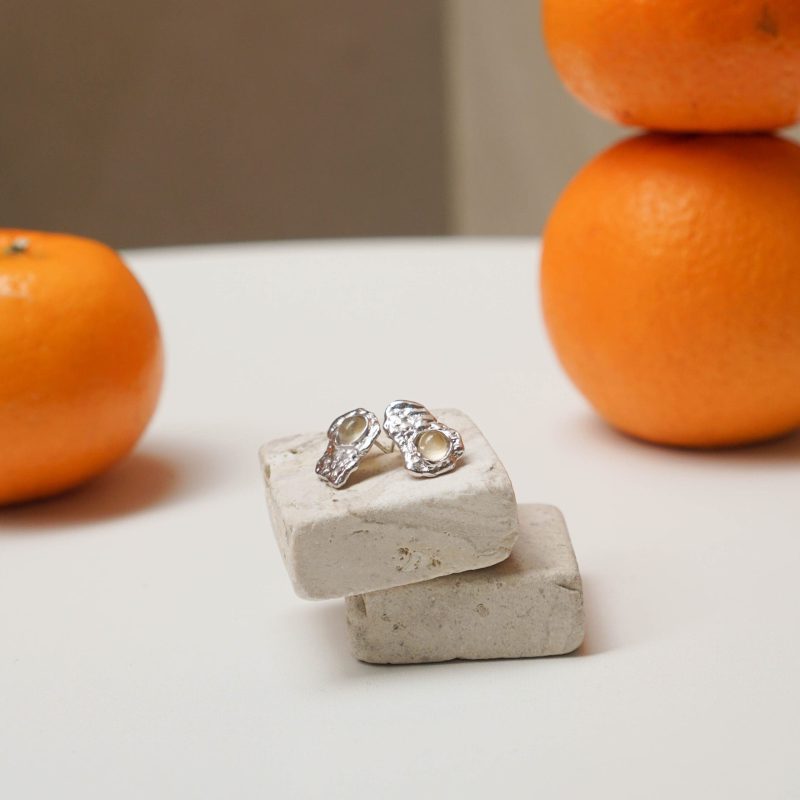 Orange Peel Earrings - Image 5
