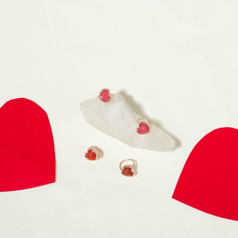 Mini Love Card Earrings