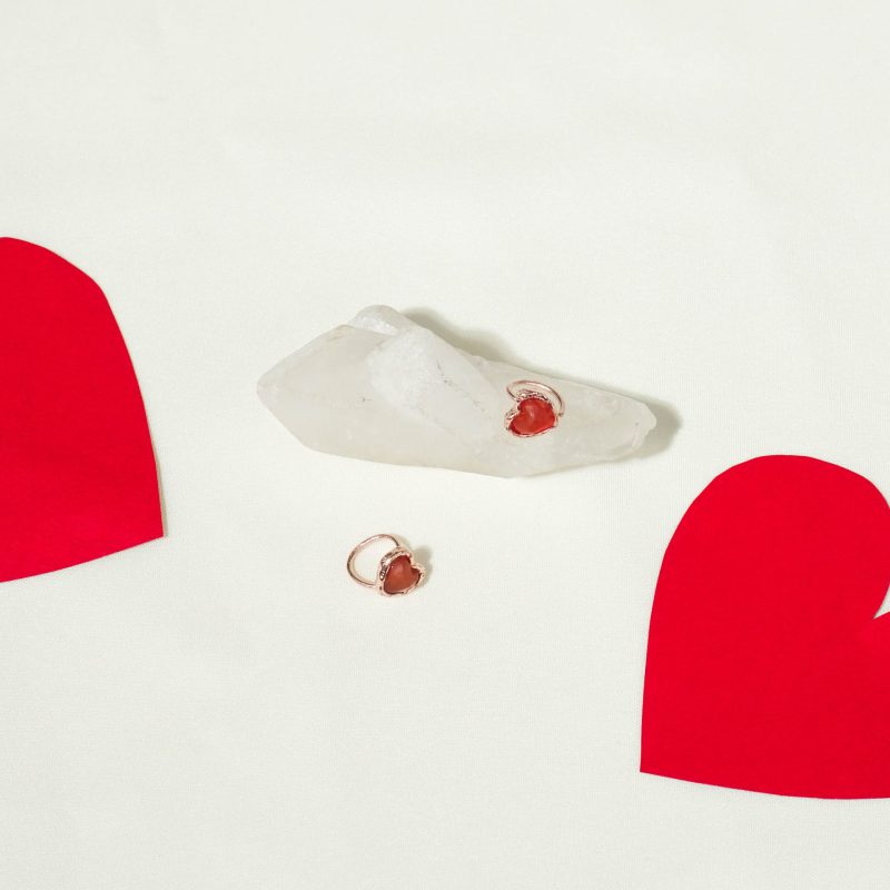 Mini Love Card Earrings - Image 3