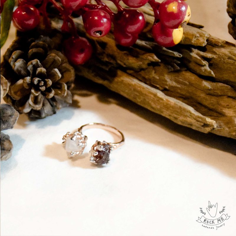 Double Snowflake Ring