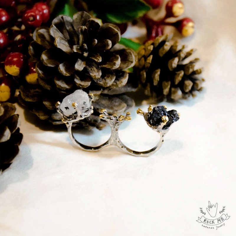 Double Snowflake Ring - Image 4