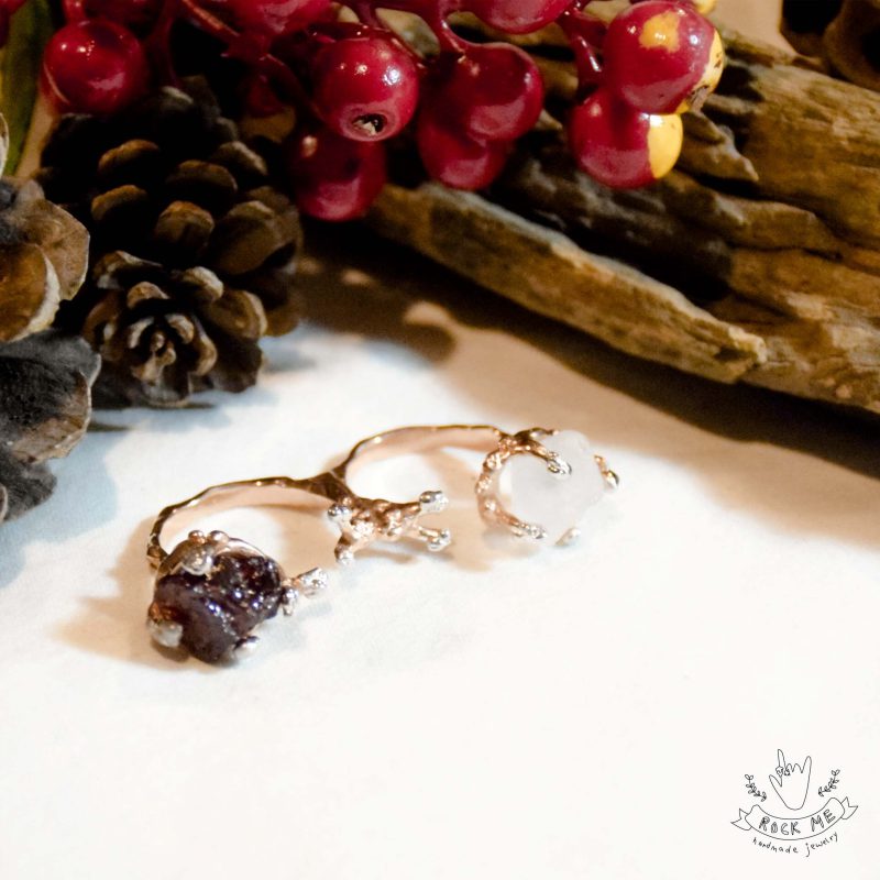 Double Snowflake Ring