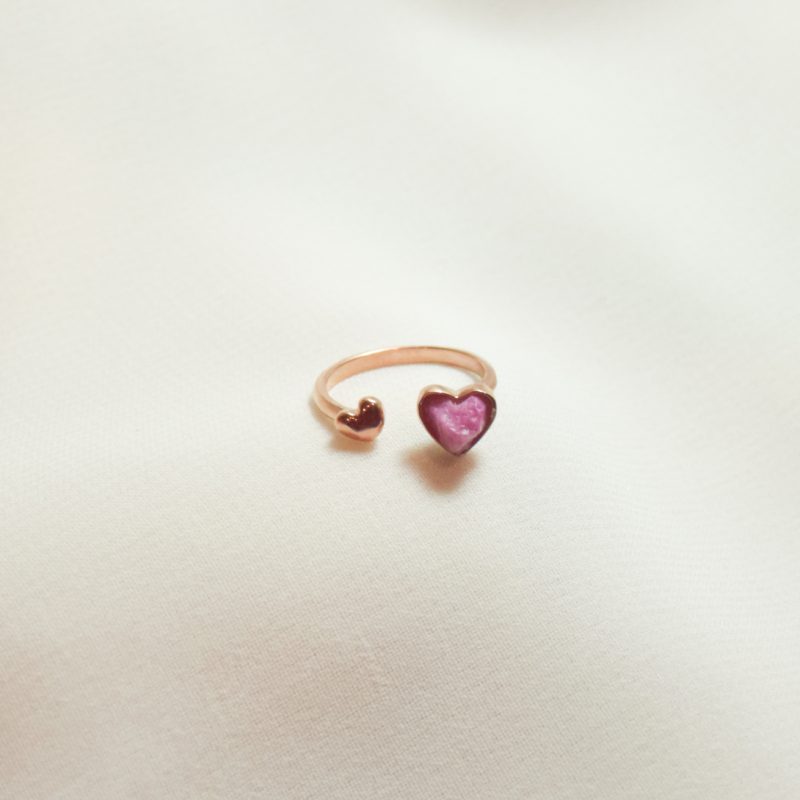 Double Mini Heart Ring