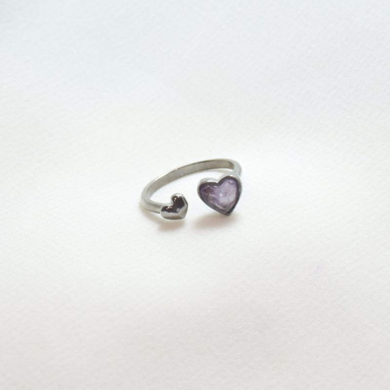 Double Mini Heart Ring - Image 4