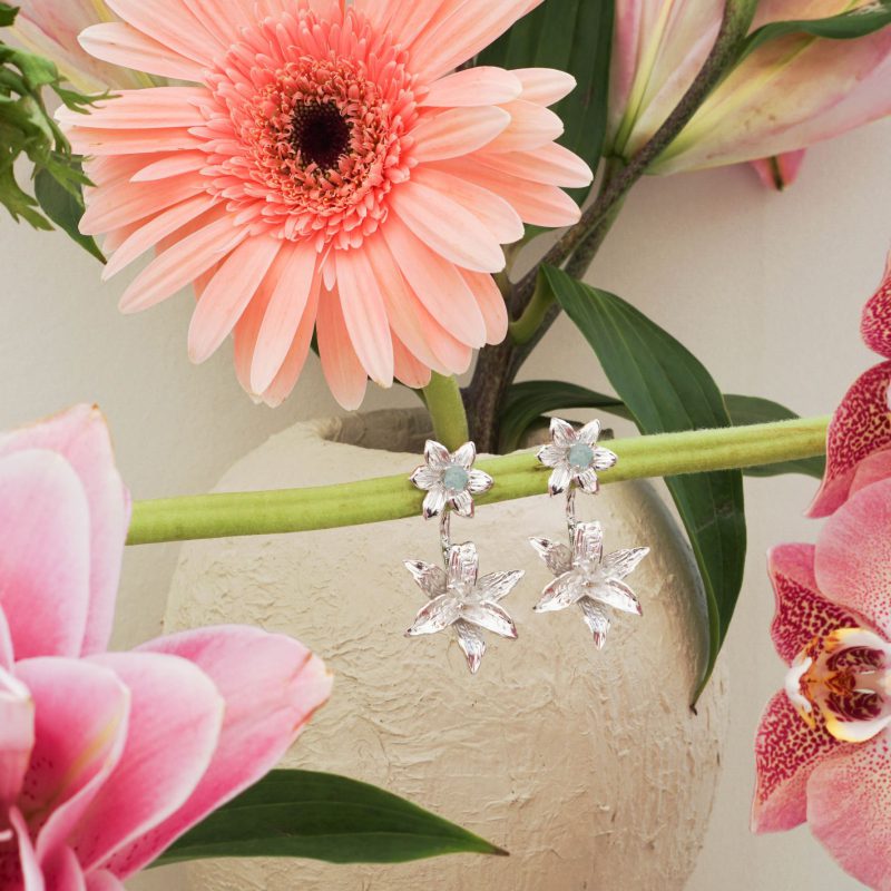 Double Garden of Flowers Earrings