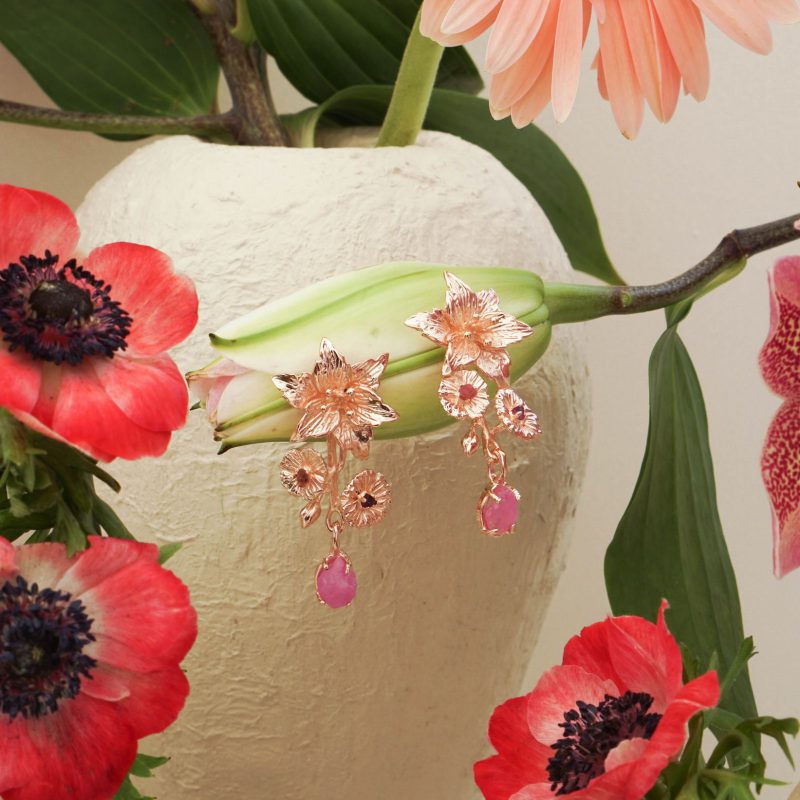 Garden of Flowers Earrings - Image 4