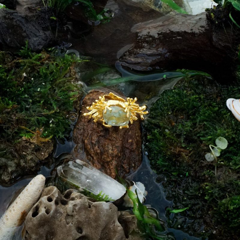 Algae Stone Ring