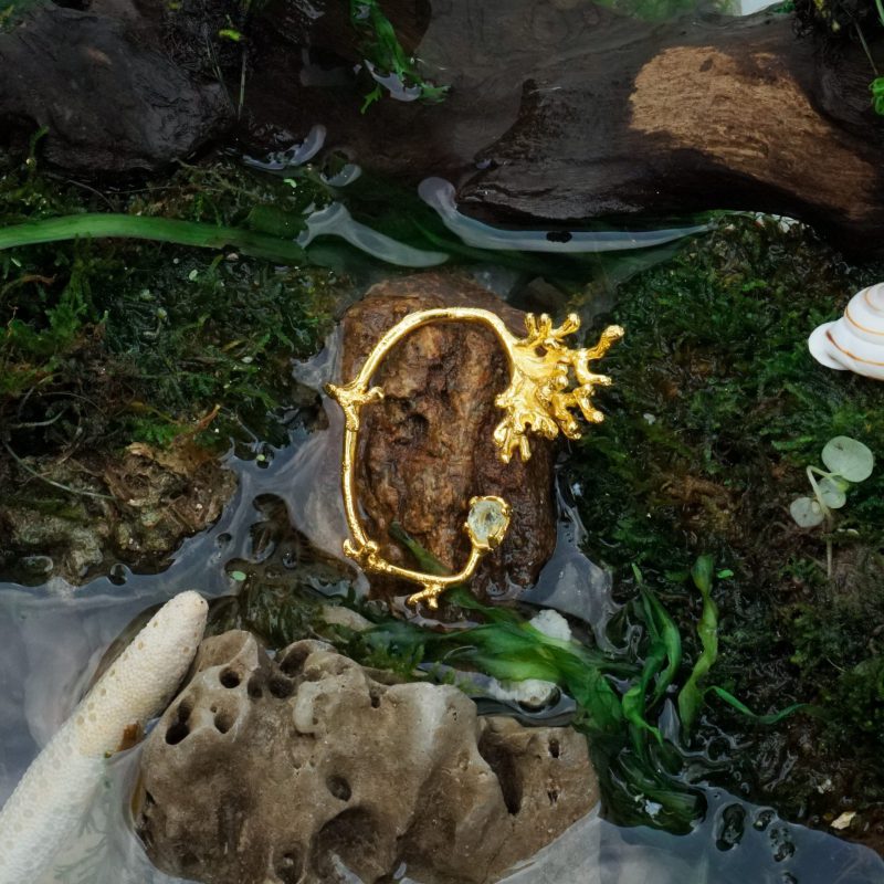 Algae Ear Cuff